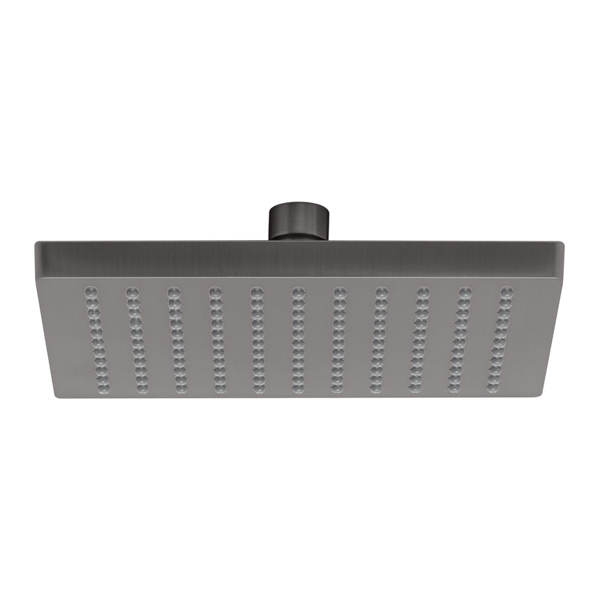 Phoenix Lexi Shower Rose 200mm Square Brushed Carbon, product view