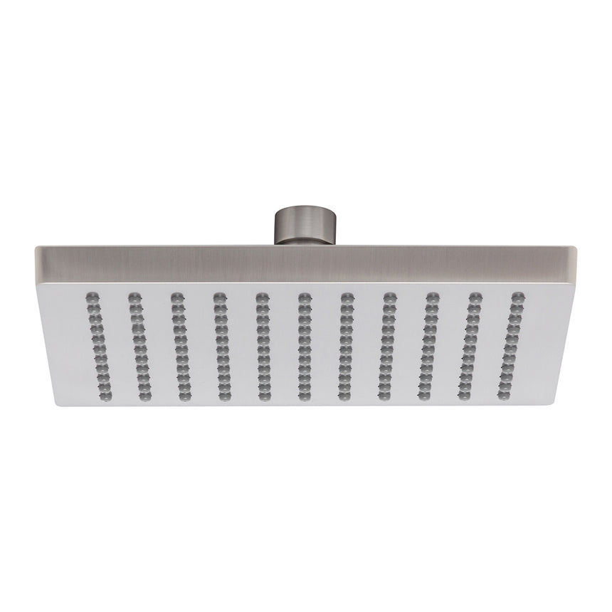 Phoenix Lexi Shower Rose 200mm Square Brushed Nickel, product view