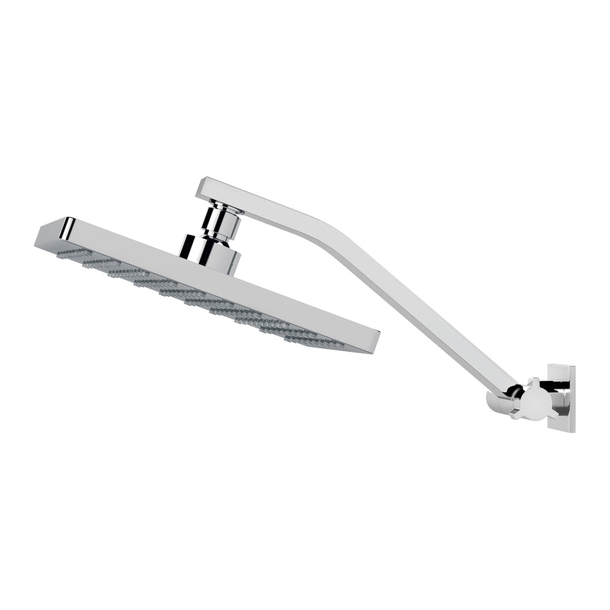 Phoenix Lexi Universal Shower Arm & 200mm Square Rose Chrome, product view