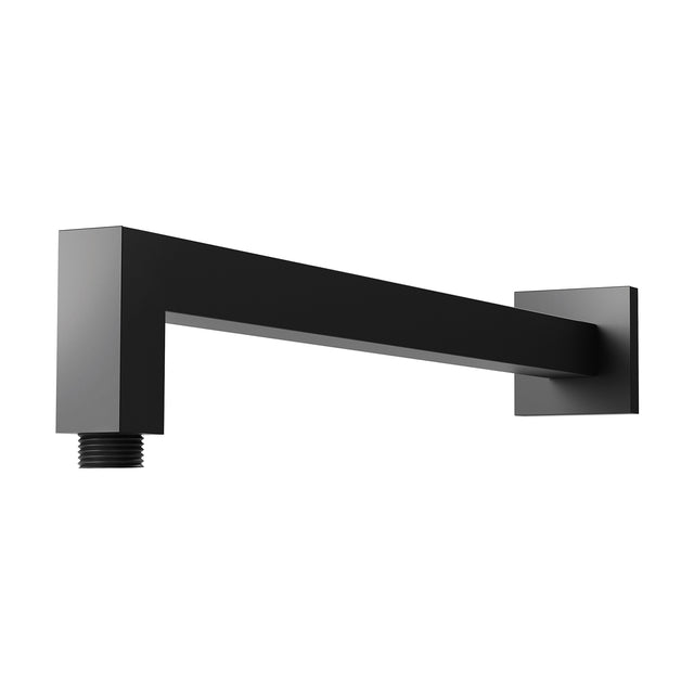 Phoenix Lexi Shower Arm 400mm Square Matte Black, product view