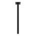 Phoenix Lexi Ceiling Arm 450mm Matte Black