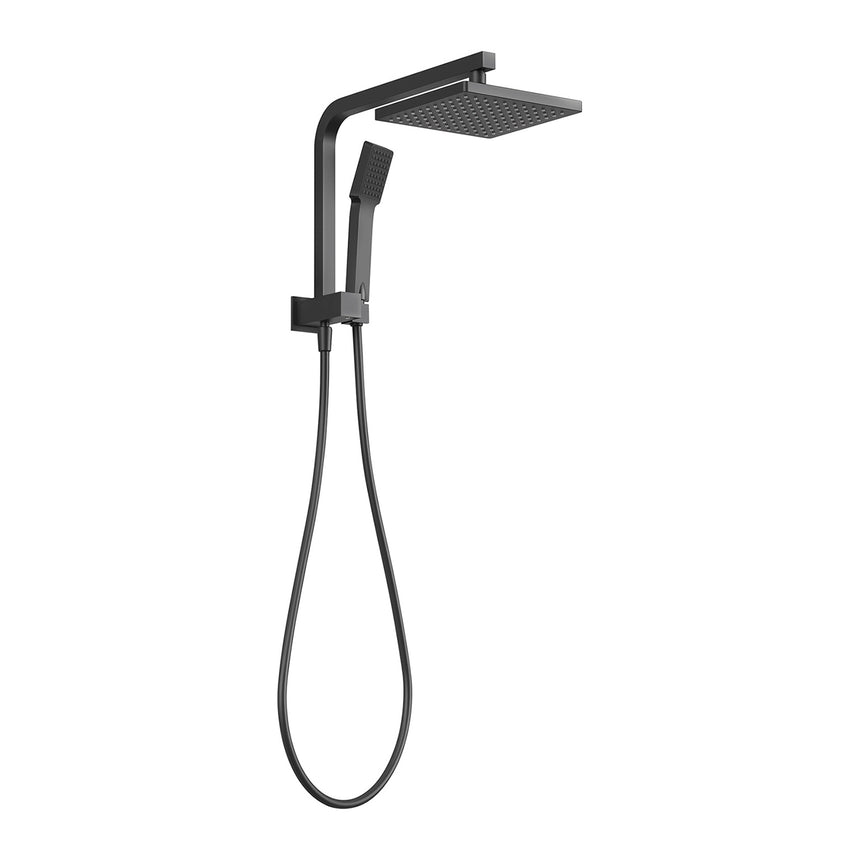 Phoenix Lexi Compact Twin Shower Matte Black, product view