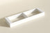 Kickboard 1490x435x150mm Gloss White