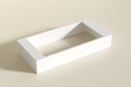 Kickboard 890x340x150mm Matte White