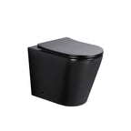 Acadia Tornado Rimless Wall Faced Floor Pan Matte Black