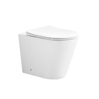 Acadia Tornado Rimless Wall Faced Floor Pan Matte White