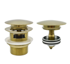 40mm Pop-up Waste with Overflow and Pull-out Basket Brushed Gold