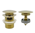 40mm Pop-up Waste with Overflow and Pull-out Basket Brushed Gold