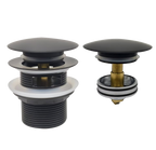 40mm Pop-up Waste with Overflow and Pull-out Basket Matte Black