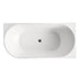 Bingie Skirt Bath Right Corner Overflow 1500mm Gloss White