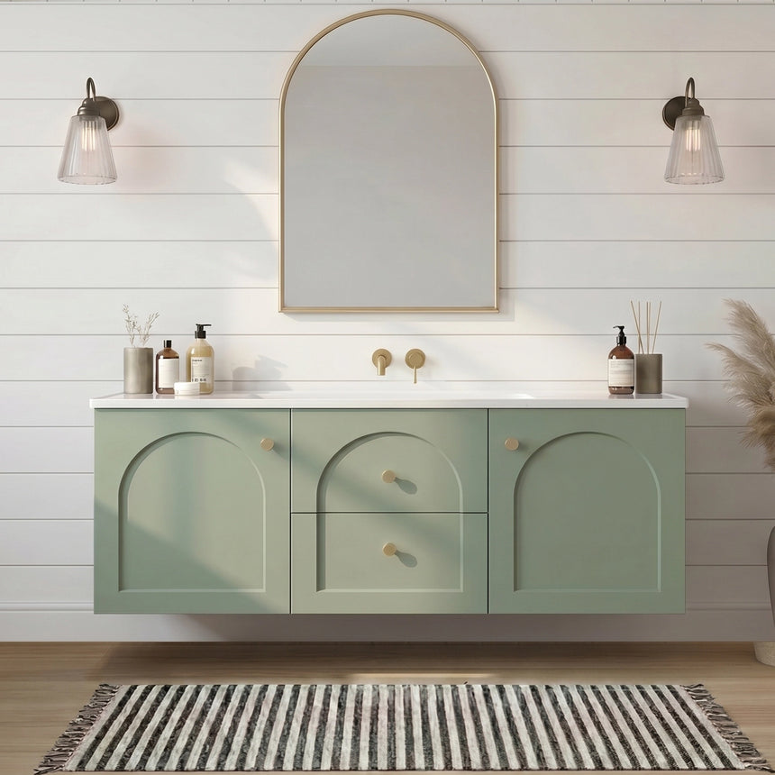 Chester Federation Wall Hung Cabinet Olive Green