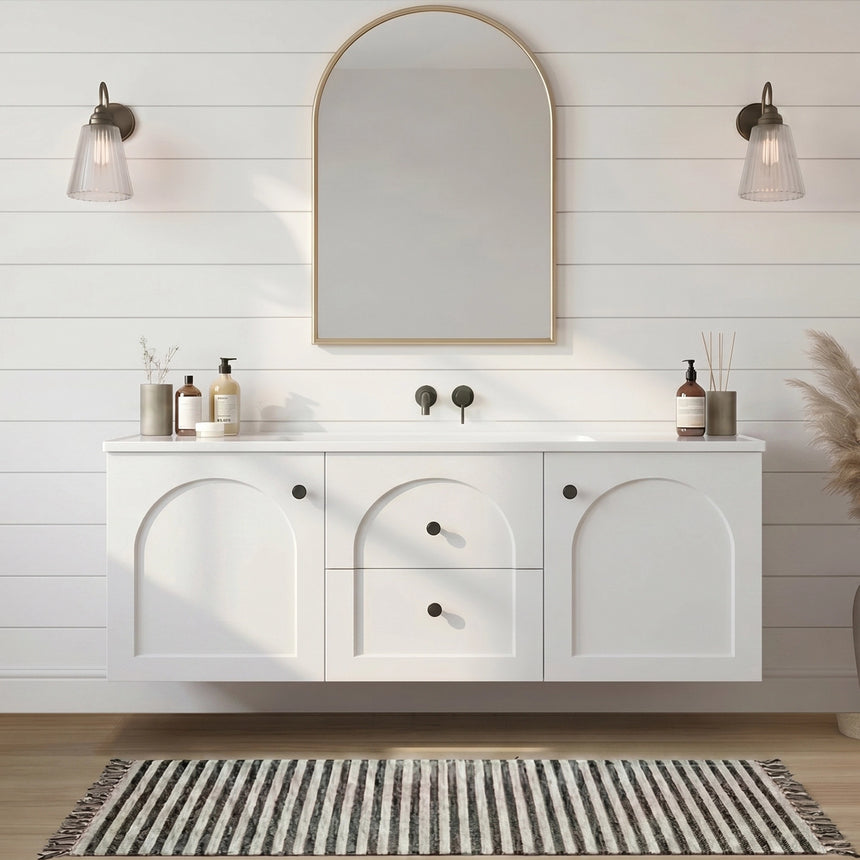 Chester Federation Wall Hung Cabinet Matte White
