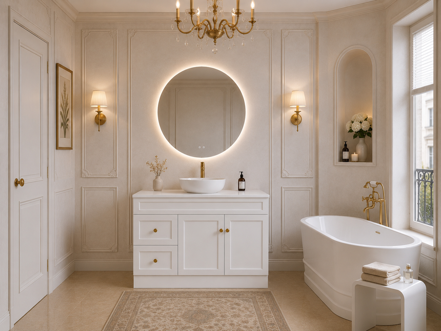 Harold Federation Free Standing Cabinet Matte White