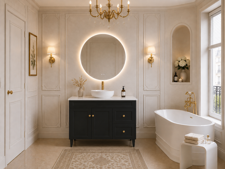 Harold Federation Free Standing Cabinet Matte Black