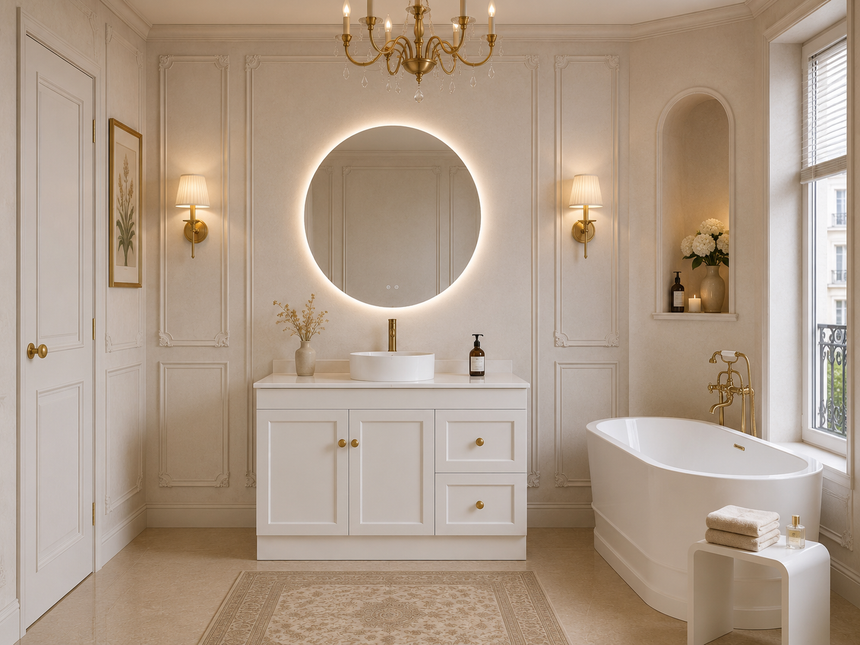 Harold Federation Free Standing Cabinet Matte White