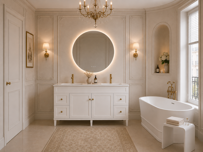 Harold Federation Free Standing Cabinet Matte White