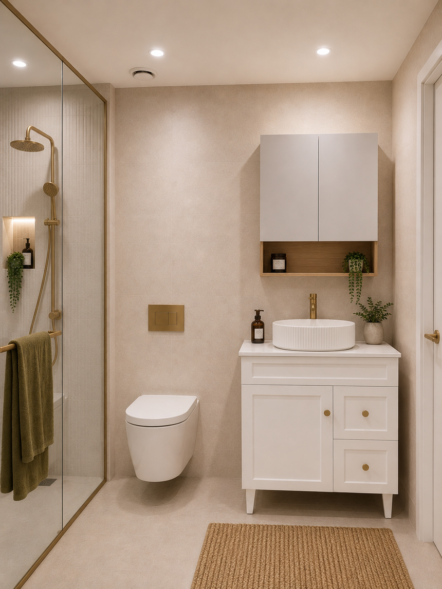 Harold Federation Free Standing Cabinet Matte White