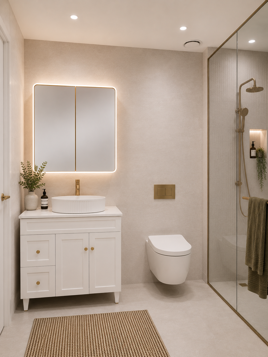 Harold Federation Free Standing Cabinet Matte White