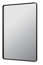 Recta Framed Mirror 450x900mm Matte Black