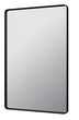 Recta Framed Mirror 450x900mm Matte Black