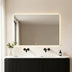 Recta LED Back Lit Mirror, Pencil Edge Horizontal and Vertical Mounting 1500x800mm