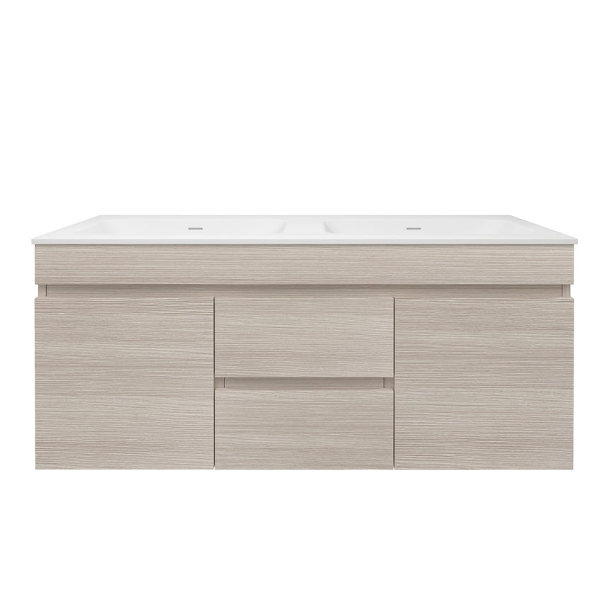 Camden Modern Wall Hung Cabinet Coastal Oak