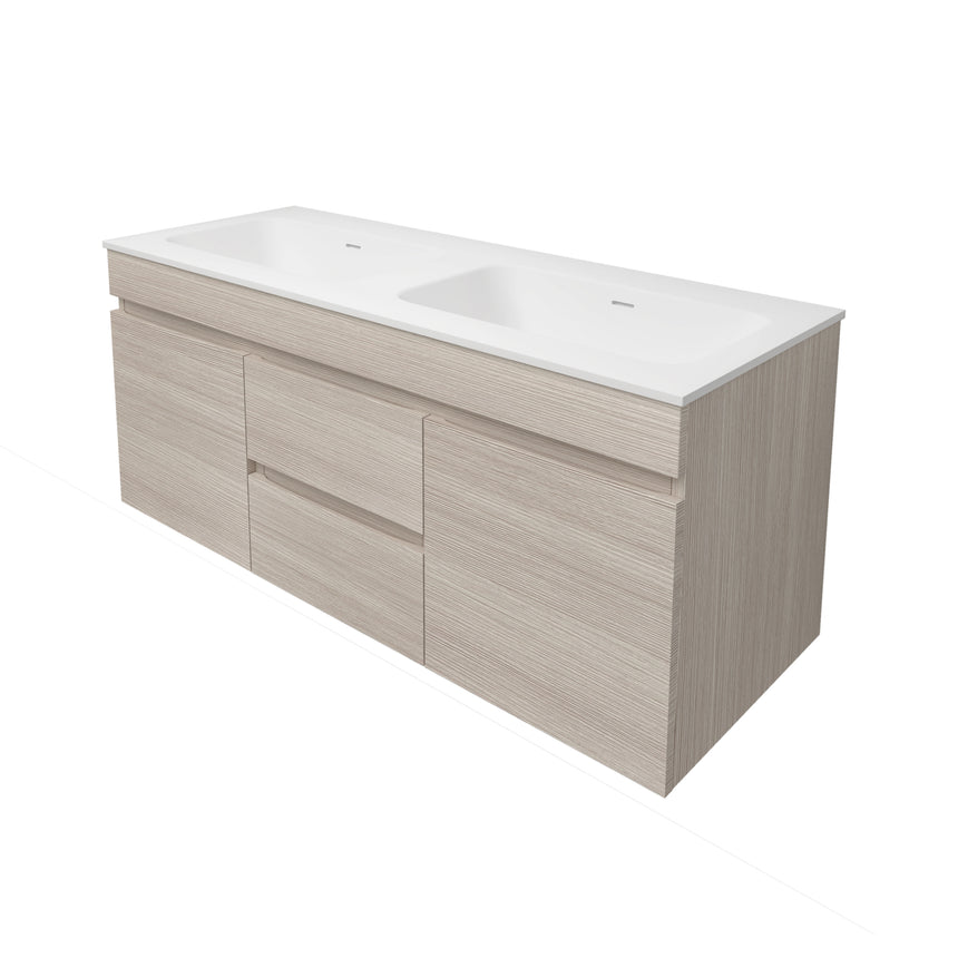 Camden Modern Wall Hung Cabinet Coastal Oak