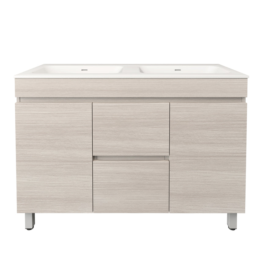 Camden Modern Free Standing Cabinet Coastal Oak