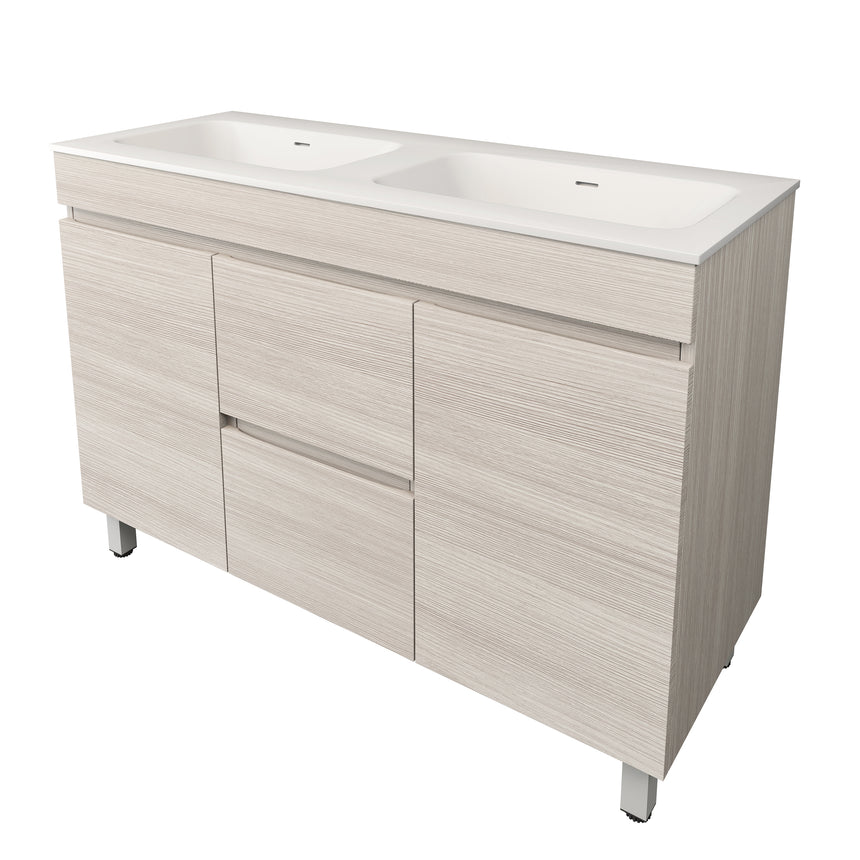 Camden Modern Free Standing Cabinet Coastal Oak