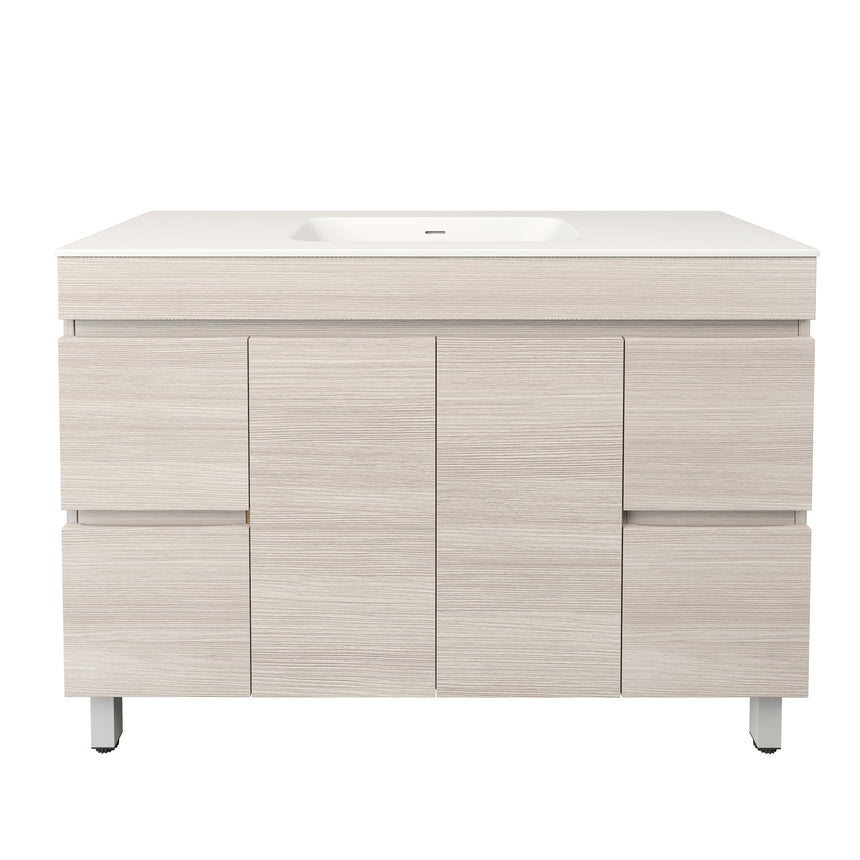 Camden Modern Free Standing Cabinet Coastal Oak
