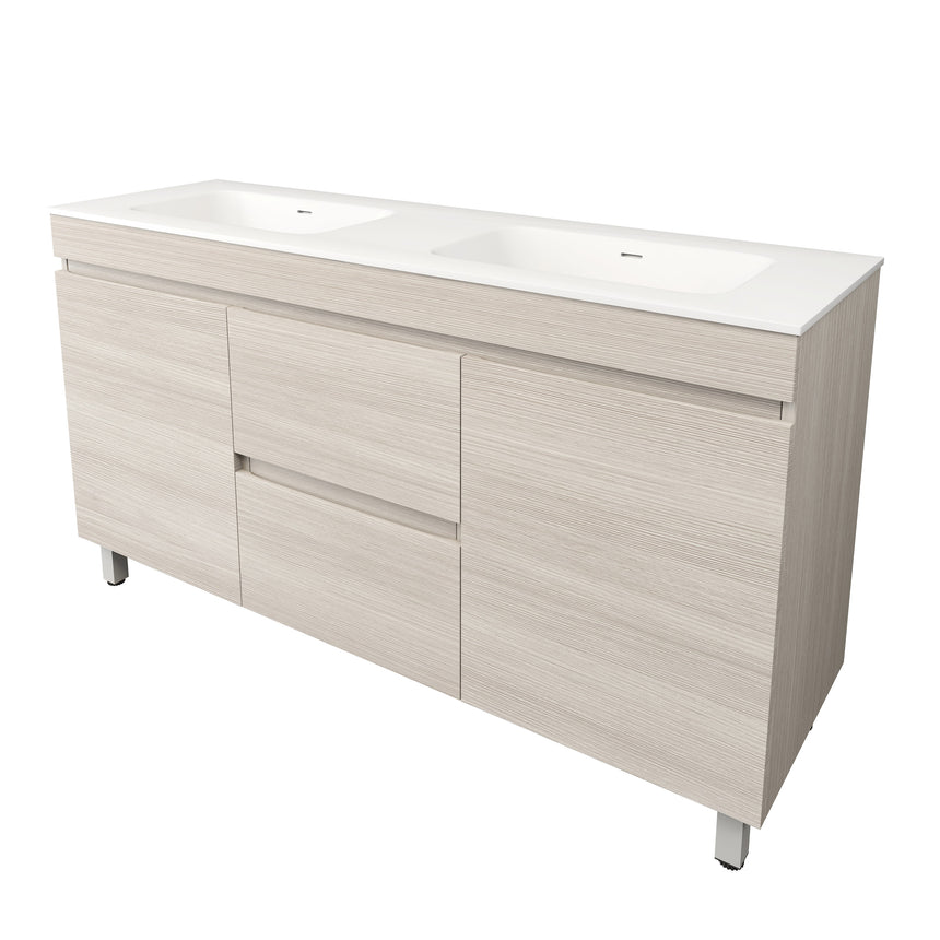 Camden Modern Free Standing Cabinet Coastal Oak