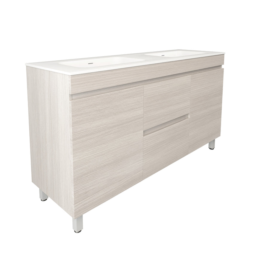 Camden Modern Free Standing Cabinet Coastal Oak