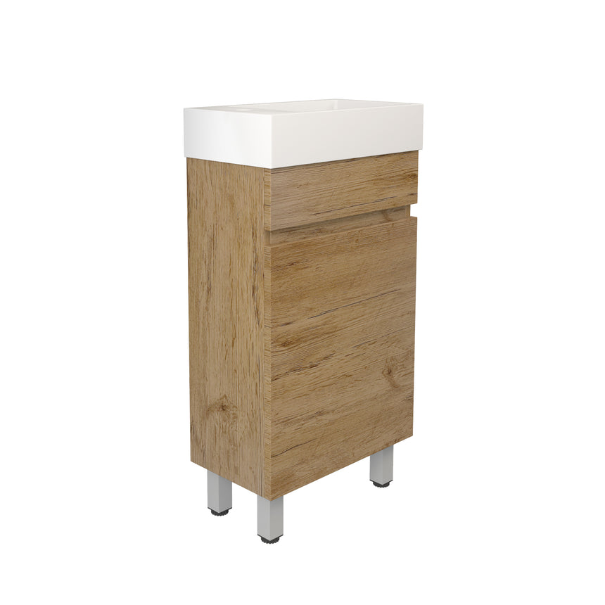 Camden Modern Free Standing Ensuite Cabinet Prime Oak