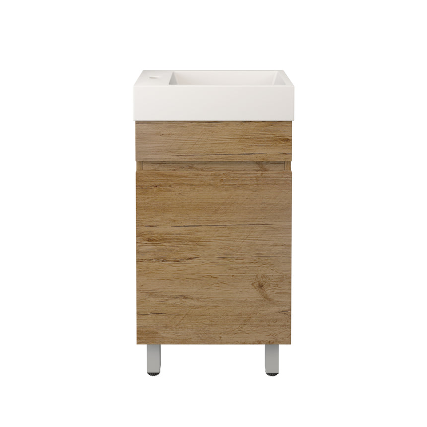 Camden Modern Free Standing Ensuite Cabinet Prime Oak