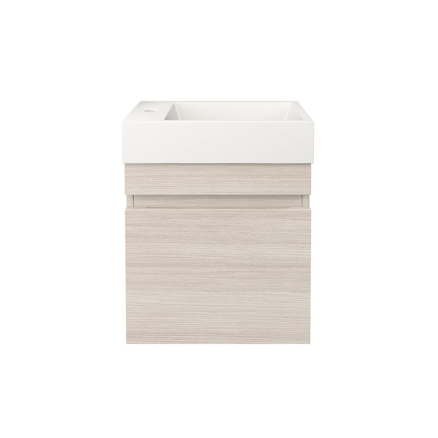 Camden Modern Wall Hung Ensuite Cabinet Coastal Oak