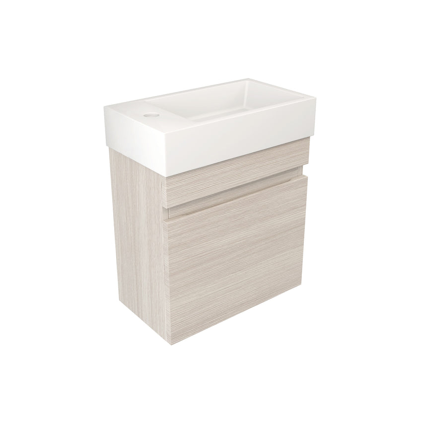 Camden Modern Wall Hung Ensuite Cabinet Coastal Oak