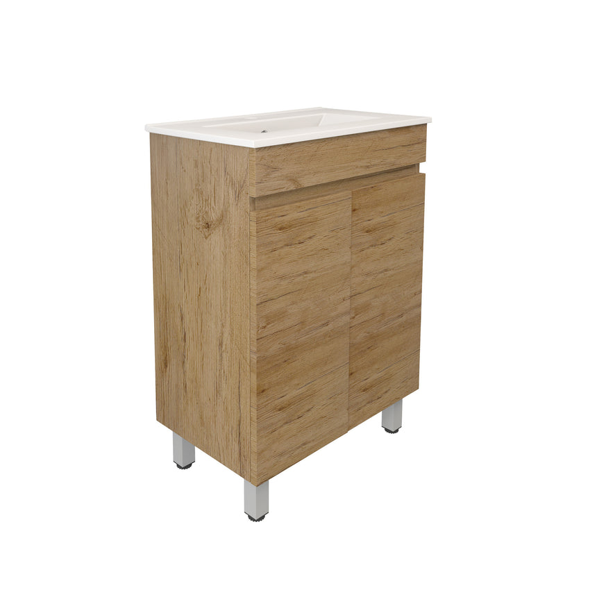 Camden Modern Free Standing Ensuite Cabinet Prime Oak