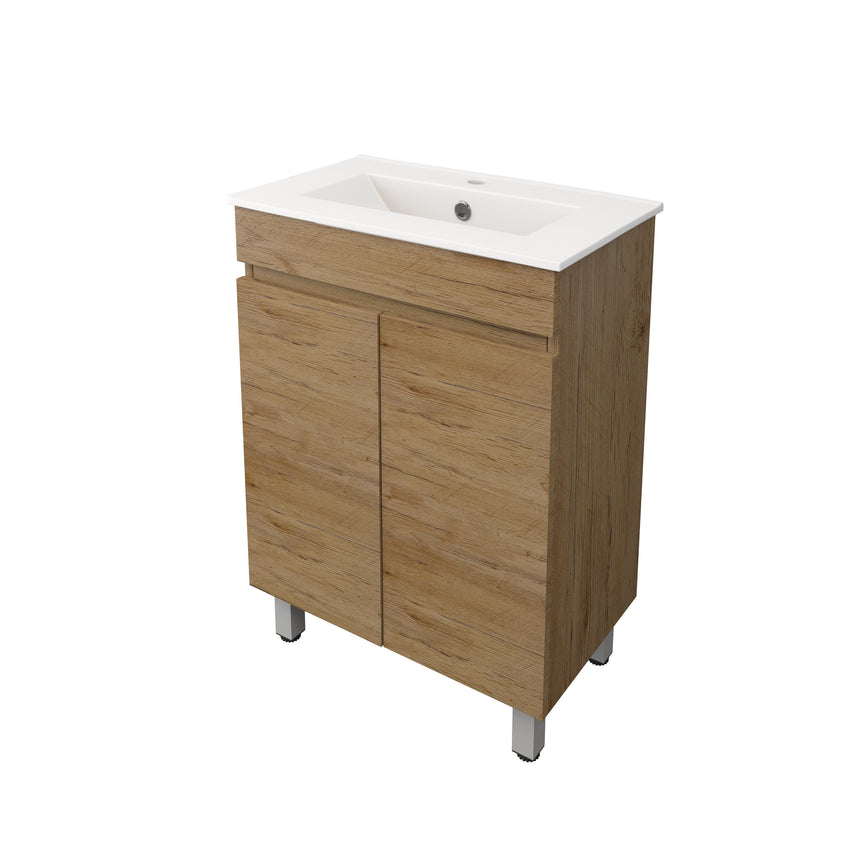Camden Modern Free Standing Ensuite Cabinet Prime Oak