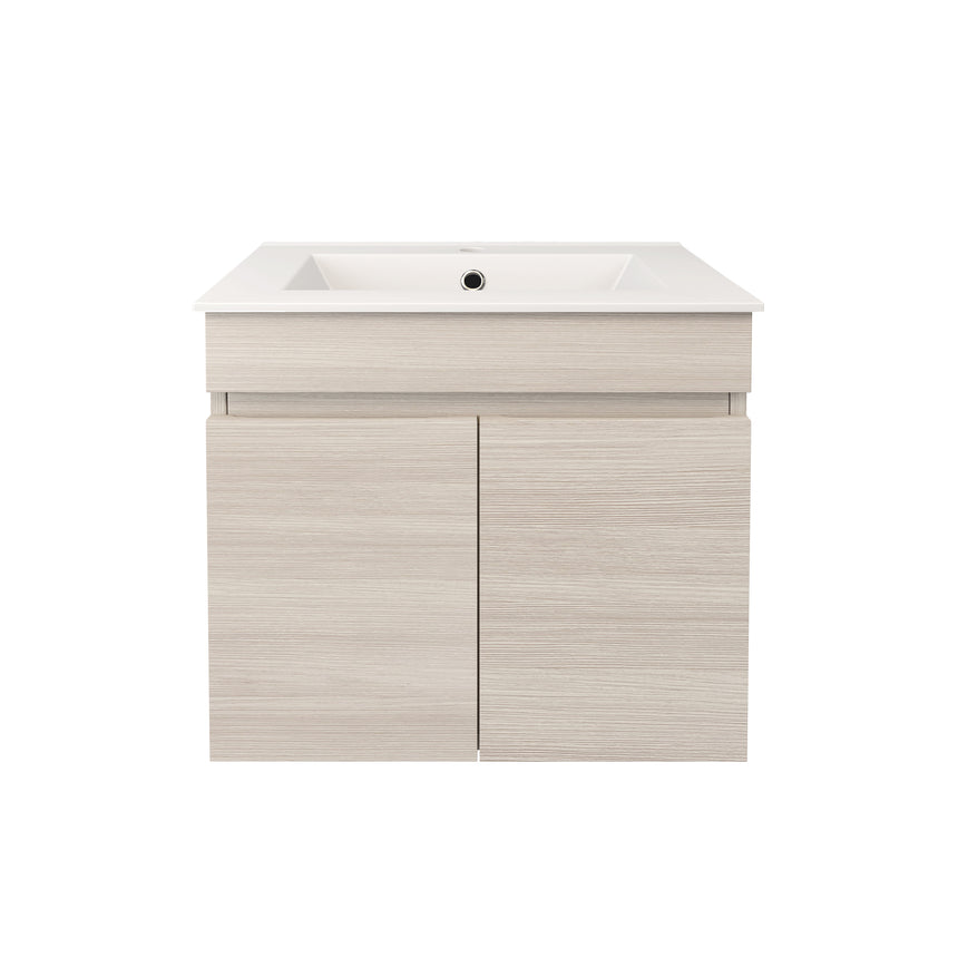 Camden Modern Wall Hung Ensuite Cabinet Coastal Oak