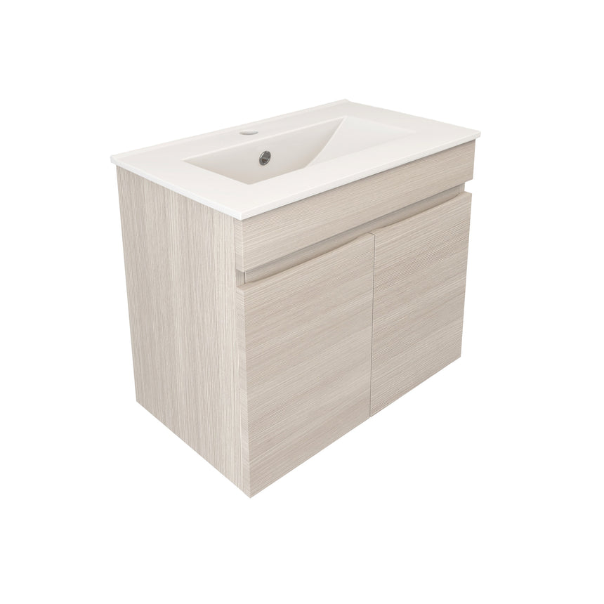 Camden Modern Wall Hung Ensuite Cabinet Coastal Oak