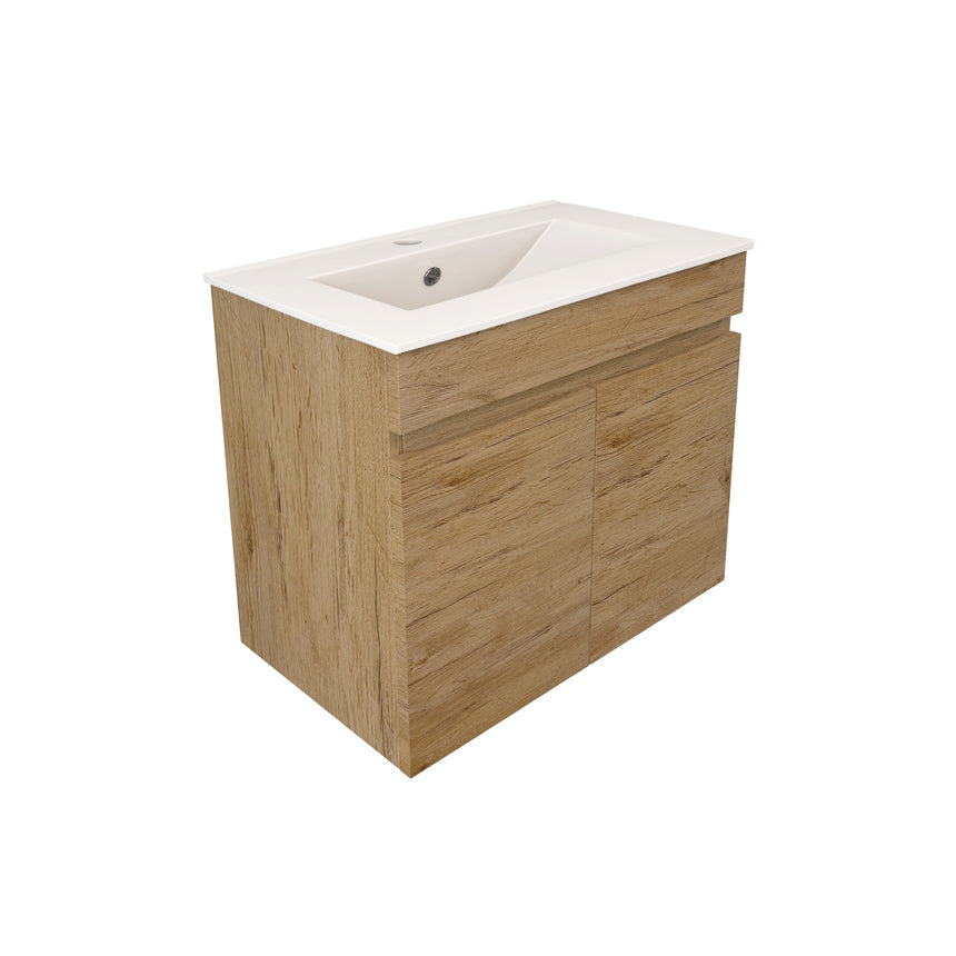 Camden Modern Wall Hung Ensuite Cabinet Prime Oak