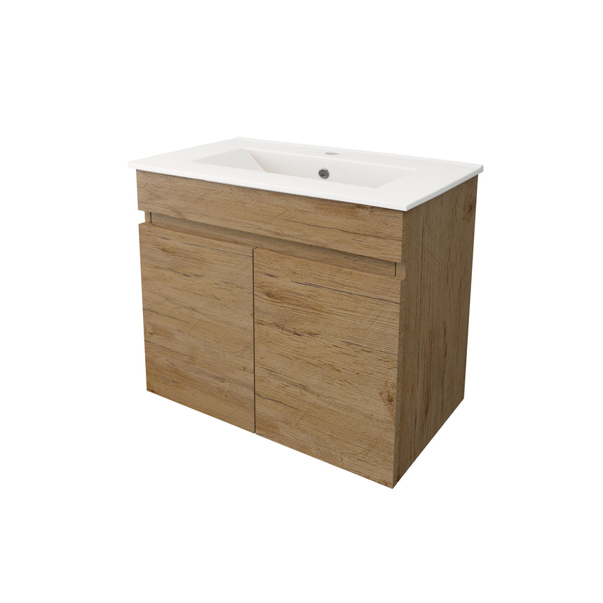 Camden Modern Wall Hung Ensuite Cabinet Prime Oak