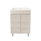 Camden Modern Free Standing Cabinet Coastal Oak