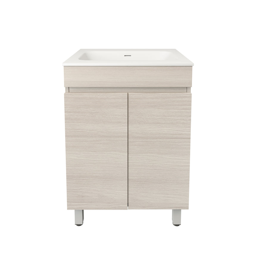 Camden Modern Free Standing Cabinet Coastal Oak
