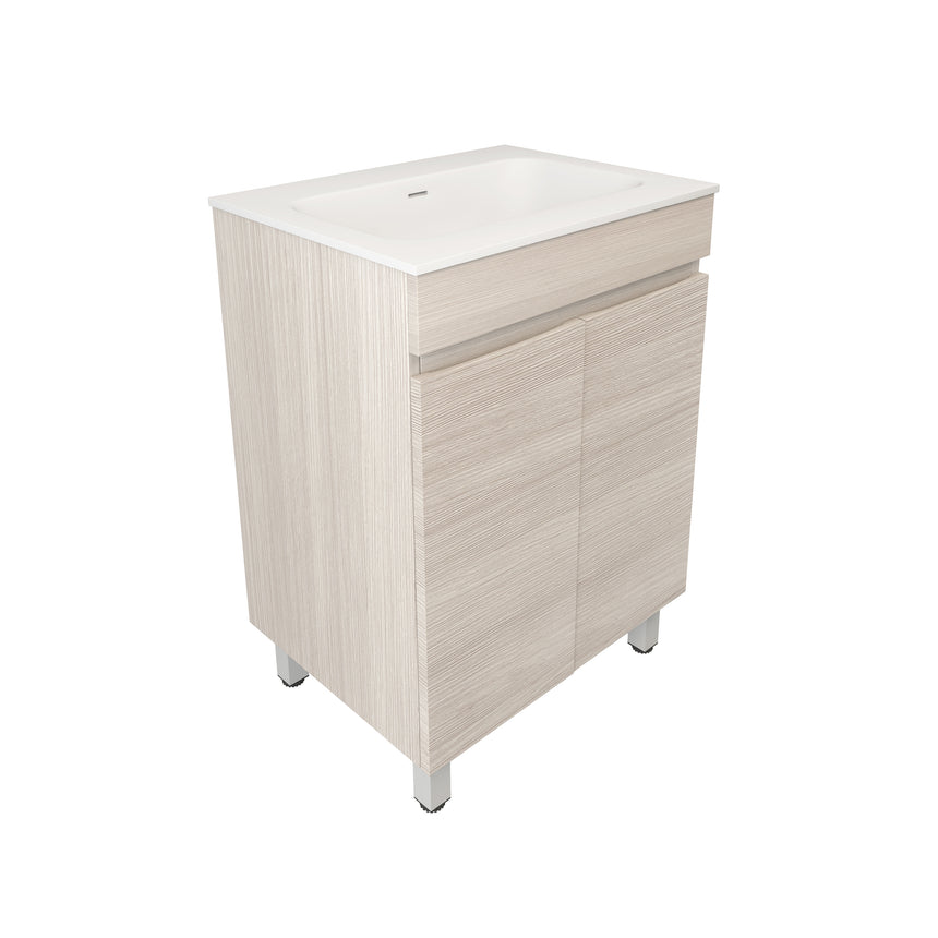 Camden Modern Free Standing Cabinet Coastal Oak