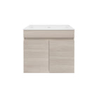 Camden Modern Wall Hung Cabinet Coastal Oak