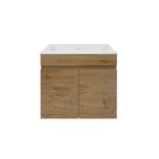 Camden Modern Wall Hung Cabinet Prime Oak