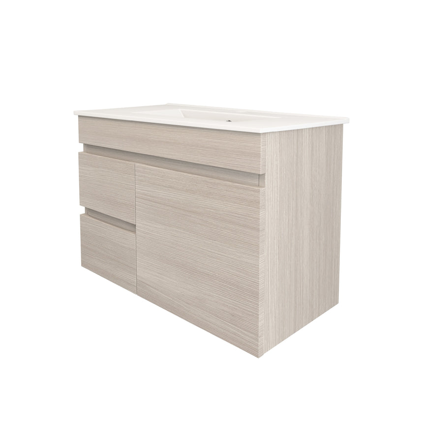 Camden Modern Wall Hung Ensuite Cabinet Coastal Oak