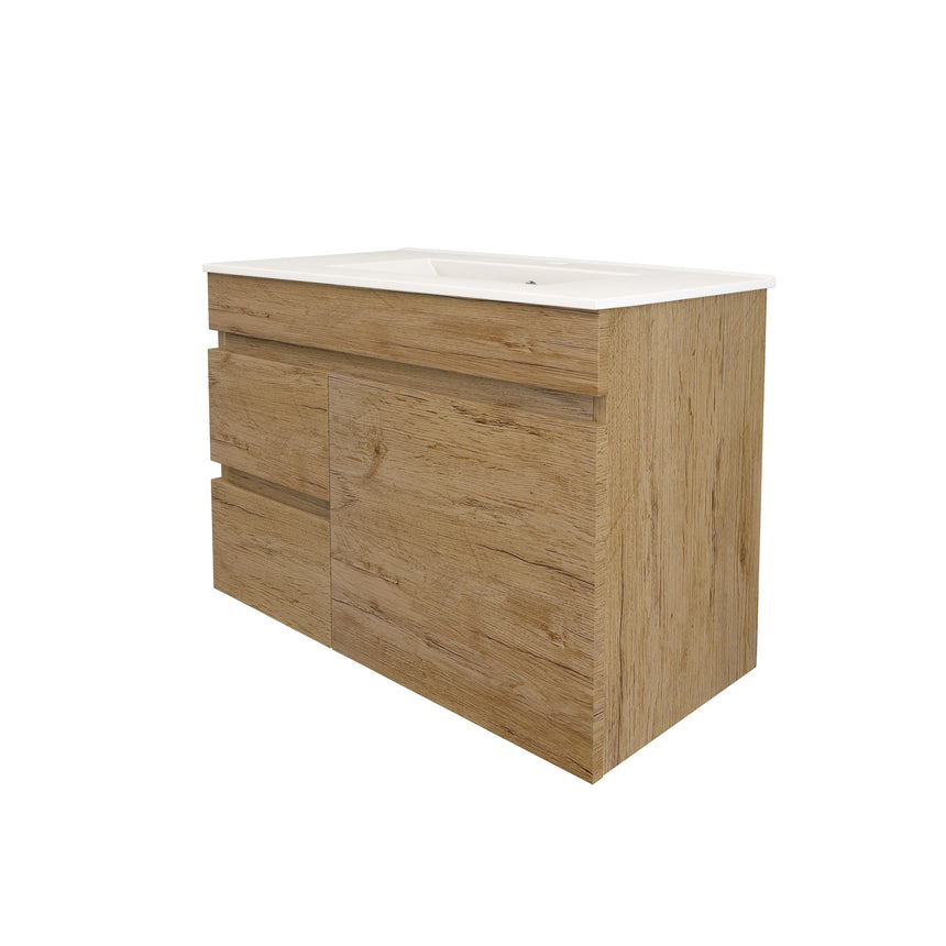 Camden Modern Wall Hung Ensuite Cabinet Prime Oak