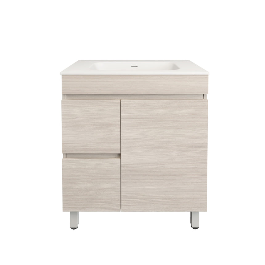 Camden Modern Free Standing Cabinet Coastal Oak
